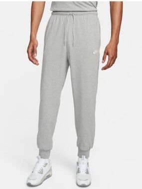 NWT Nike Men’s Gray Club Knit Joggers / Sweatpants Size XL Tall